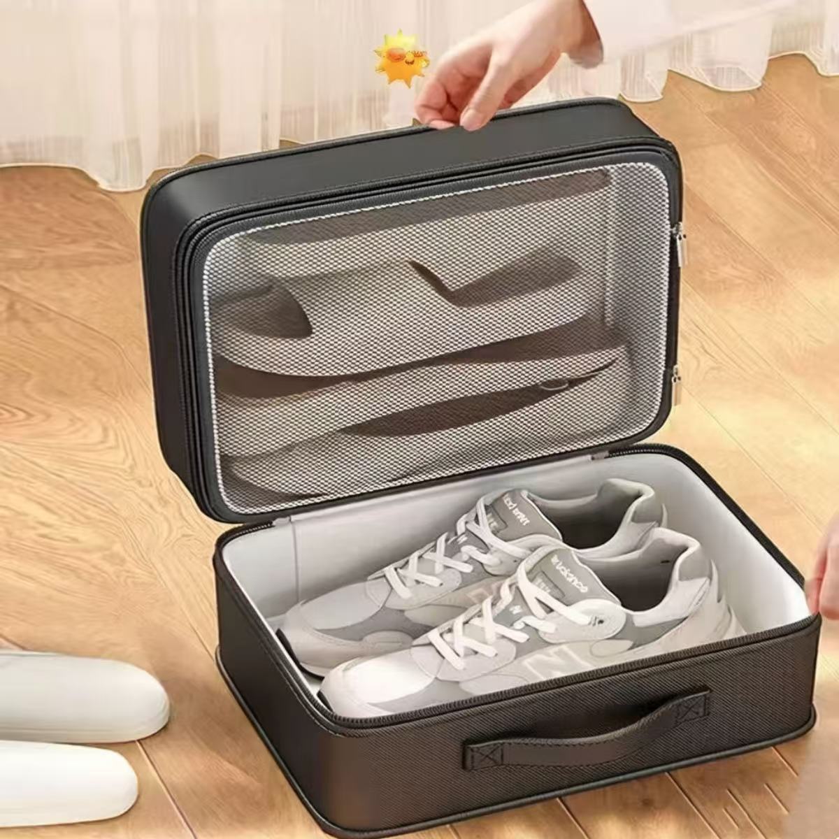 Sneaker Case - Upgrade Travel Shoe Bag Organizer Zipper