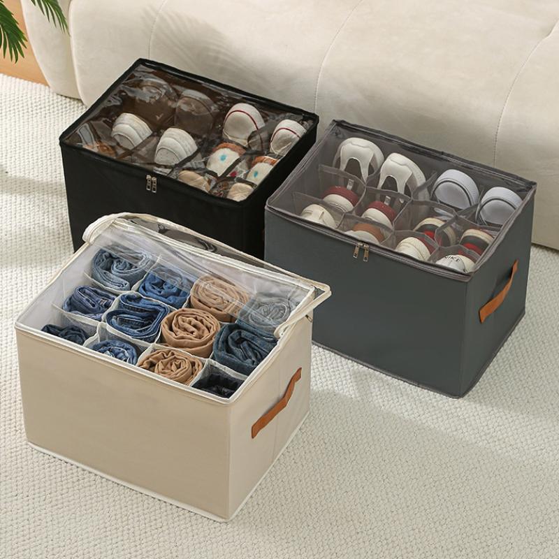 Foldable Fabric 12 Grid Shoe S - Sneaker Case review and price